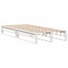 vidaXL Bed Frame without Mattress White 90x190 cm Single Solid Wood Pine