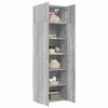 vidaXL Storage Cabinet Grey Sonoma 70x42.5x225 cm Engineered Wood