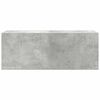 vidaXL Bathroom Wall Cabinet Concrete Grey 80x25x30 cm Engineered Wood