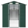 vidaXL Garden Shed Green 191x640x198 cm Galvanised Steel
