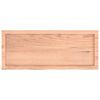 vidaXL Wall Shelf Light Brown 100x40x(2-6) cm Treated Solid Wood Oak