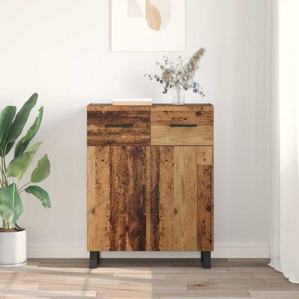 vidaXL Sideboard Old Wood 69.5 x 34 x 90 cm Engineered Wood
