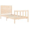 vidaXL Bed Frame without Mattress Small Single Solid Wood Pine