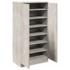 vidaXL Shoe Cabinet Concrete Grey 55x35x108 cm Engineered Wood