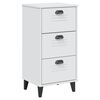 vidaXL Bedside Cabinet VIKEN White Engineered Wood
