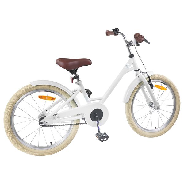 vidaXL Kids Bike 20'' for 6-11 Years Old White