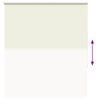 vidaXL Roller Blind Blackout Off White 130x150 cm Fabric Width 126.6 cm Polyester