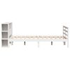 vidaXL Bookcase Bed without Mattress White 120x200 cm Solid Wood Pine