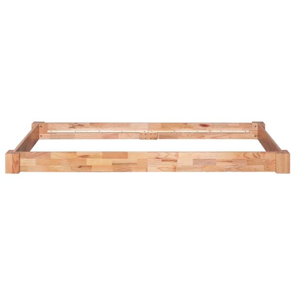 vidaXL Bed Frame without Mattress Solid Oak Wood 90x200 cm
