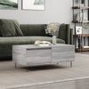 vidaXL Coffee Table Grey Sonoma 90x50x36.5 cm Engineered Wood