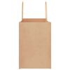 vidaXL Paper Bags 50 pcs with Handles Brown 32x17x25 cm