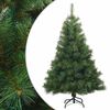 vidaXL Artificial Hinged Christmas Tree Green 150 cm PVC, steel