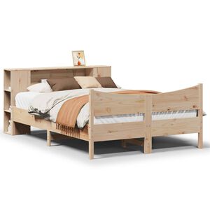 vidaXL Bed Frame without Mattress 140x200 cm Solid Wood Pine