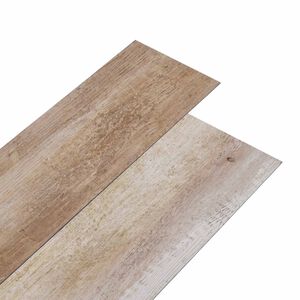 vidaXL Self-adhesive PVC Flooring Planks Wood Washed 30.5 x 61 cm