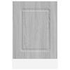 vidaXL Dishwasher Panel&nbsp;Kalmar&nbsp;Grey Sonoma 45x1.5x57 cm Engineered Wood