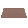 vidaXL Replacement Fabric for Awning Brown 3x2.5 m