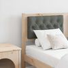 vidaXL Headboard Other Brown and dark grey 150 cm Solid pine wood