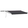 vidaXL Electric Retractable Awning Anthracite 2.5 x 2 m