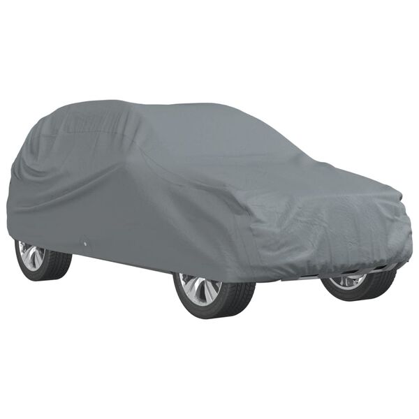 vidaXL Car Cover for SUV Full Grey L Non-Woven Fabric