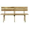 vidaXL Garden Bench 160 cm Impregnated Pinewood