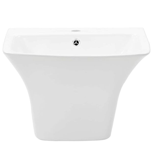 vidaXL Basin White 53 x 44 x 37 cm Glazed Ceramic