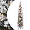 vidaXL Artificial Christmas Tree with 300 LEDs with Stand Green 240 cm