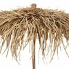 vidaXL Bamboo Garden Parasol with Banana Leaf Roof 210 cm