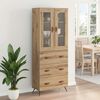 vidaXL Highboard Cabinet with Shelf 2 pcs Artisan Oak Engineered Wood