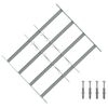 vidaXL Security Grille for Windows with 4 Crossbars 3 pcs 430-740 mm