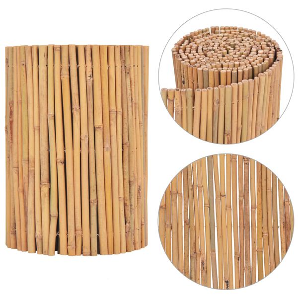vidaXL Bamboo Fence 500x30 cm