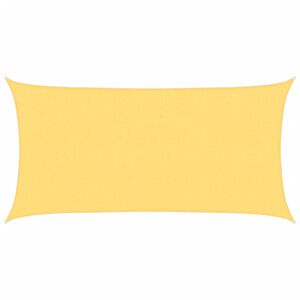 vidaXL Sunshade Sail 160 g/m&sup2; Beige 2x3.5 m HDPE