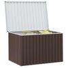 vidaXL Garden Storage Box Brown 149x99x93 cm