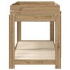 vidaXL Bunk Bed for Kids Artisan Oak 100 x 200 cm Engineered Wood