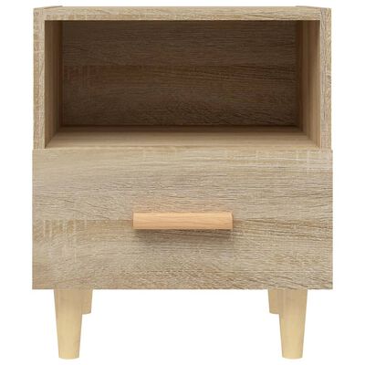 vidaXL Bedside Cabinet Sonoma Oak 40x35x47 cm