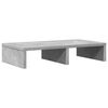 vidaXL Monitor Stand Concrete Grey 50x27x10 cm Engineered Wood
