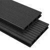 vidaXL Decking Board 4 pcs Anthracite WPC