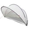 vidaXL Pool Dome Folding Manual Grey and Orange 405 x 405 x 192 cm