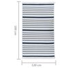 vidaXL Rug Marine 120x180 cm Cotton