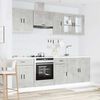 vidaXL 8 Piece Kitchen Cabinet Set Porto Concrete Grey Engineered Wood