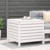 vidaXL Garden Footstool White 62x63.5x53.5 cm Solid Wood Pine