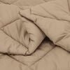 vidaXL Winter Duvet Taupe 220 x 140 cm Microfiber