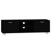 vidaXL TV Cabinet Black 140x40.5x35 cm Engineered Wood