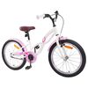 vidaXL Kids Bike 20'' for 6-11 Years Old White