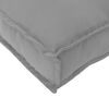 vidaXL Pallet Cushion for Bench Grey 120 x 40 x 8 cm Oxford fabric