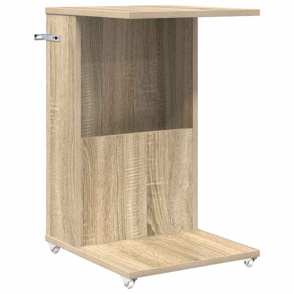 vidaXL Side Table Sonoma Oak 40 x 35 x 60 cm Engineered Wood
