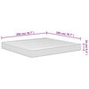 vidaXL Foam Mattress Medium Soft 200x200 cm
