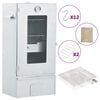 vidaXL BBQ Oven Smoker with Cold Smoke Generator Galvanised Steel