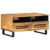 vidaXL Coffee Table 80x55x40 cm Solid Wood Rough Mango
