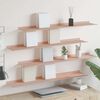 vidaXL Floating Shelf Wall-mounted 4 pcs Pink 100 x 18 x 2.5 cm Steel