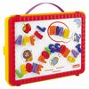 Quercetti 66 Piece Magnet Letters Board Set "Magnetino"
